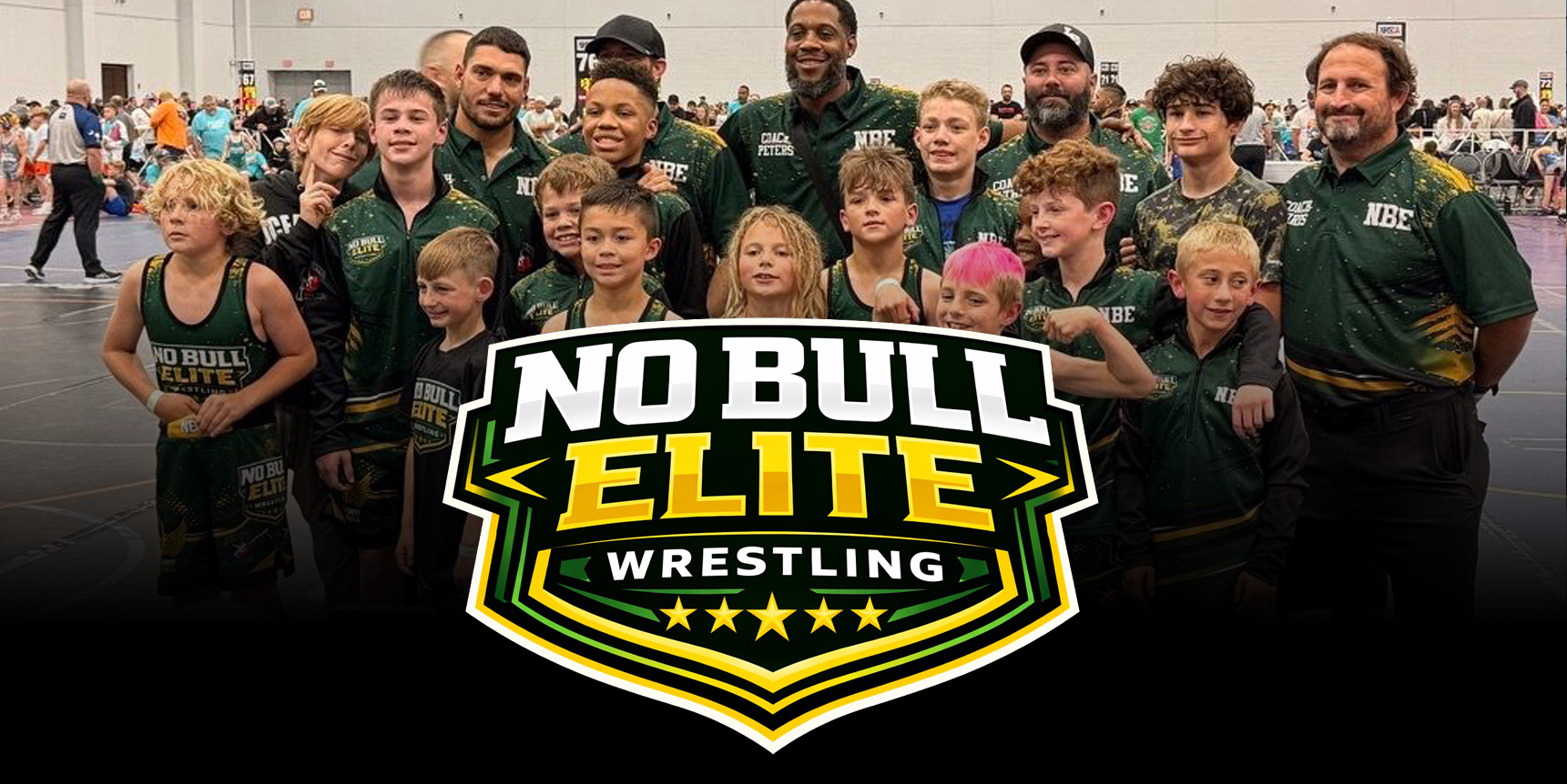 No Bull Elite wrestling team group photo